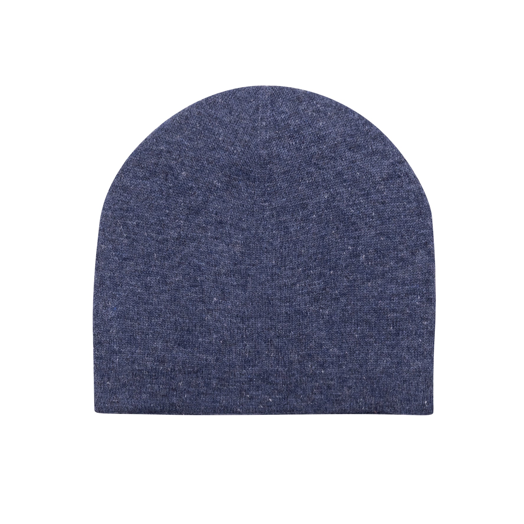 Bonnet bonnet cachemire lisse bleu foncé