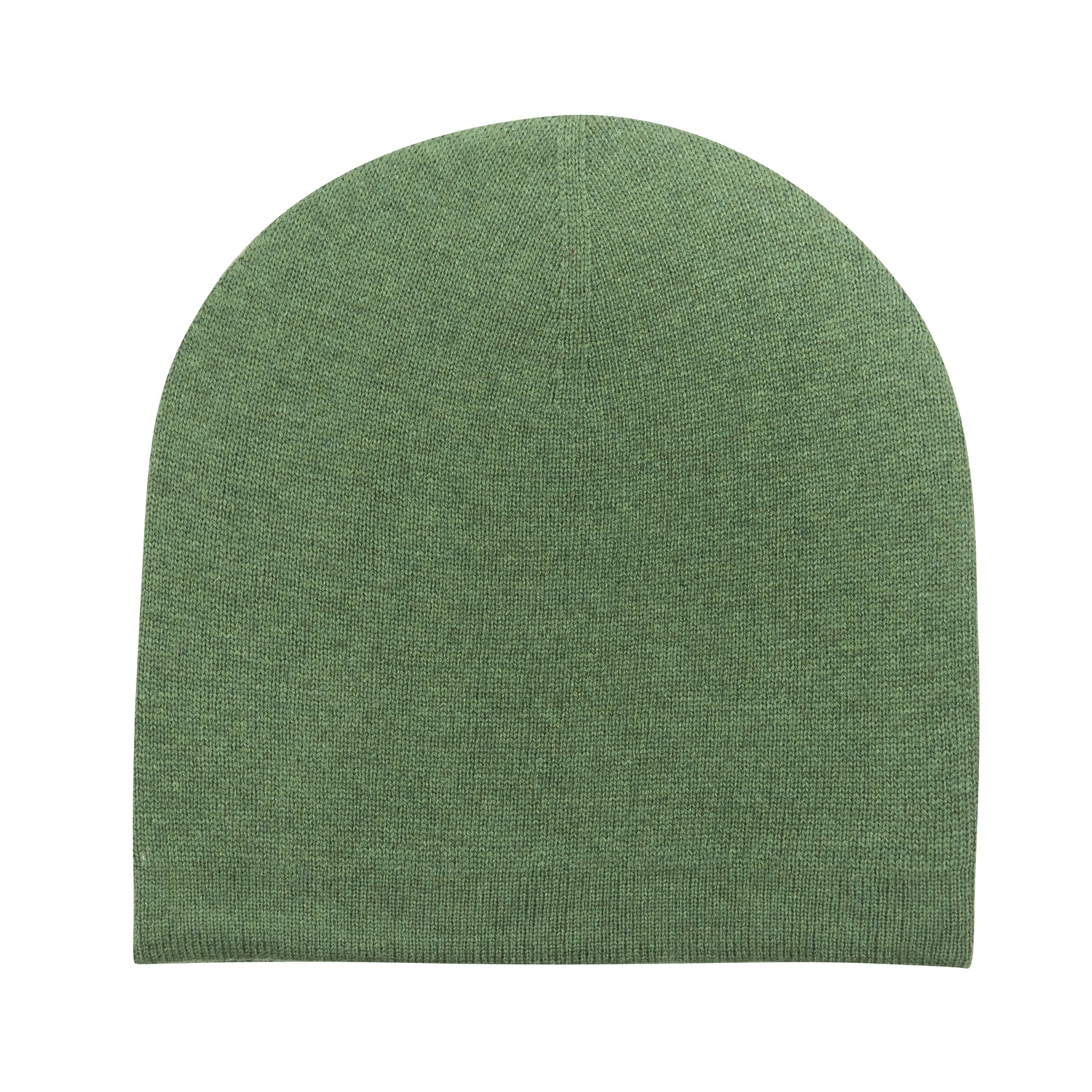 Bonnet bonnet cachemire lisse vert