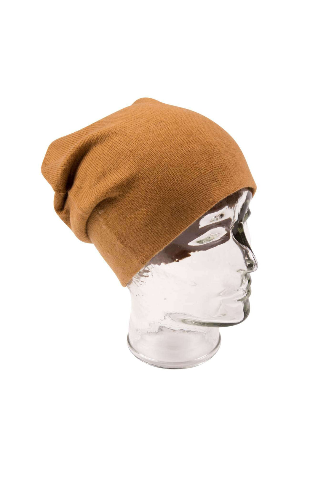 Bonnet bonnet cachemire lisse marron