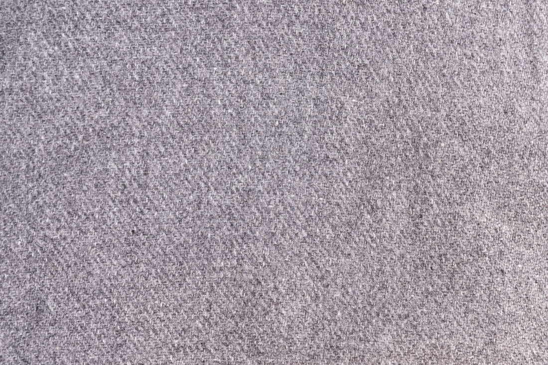 Couverture cachemire gris foncé uni