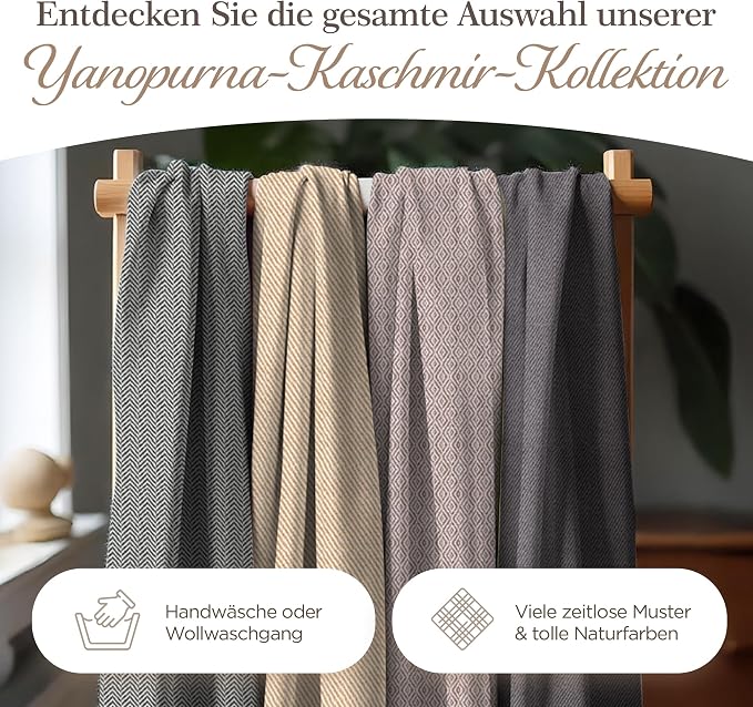 Écharpe en cachemire gris foncé à carreaux