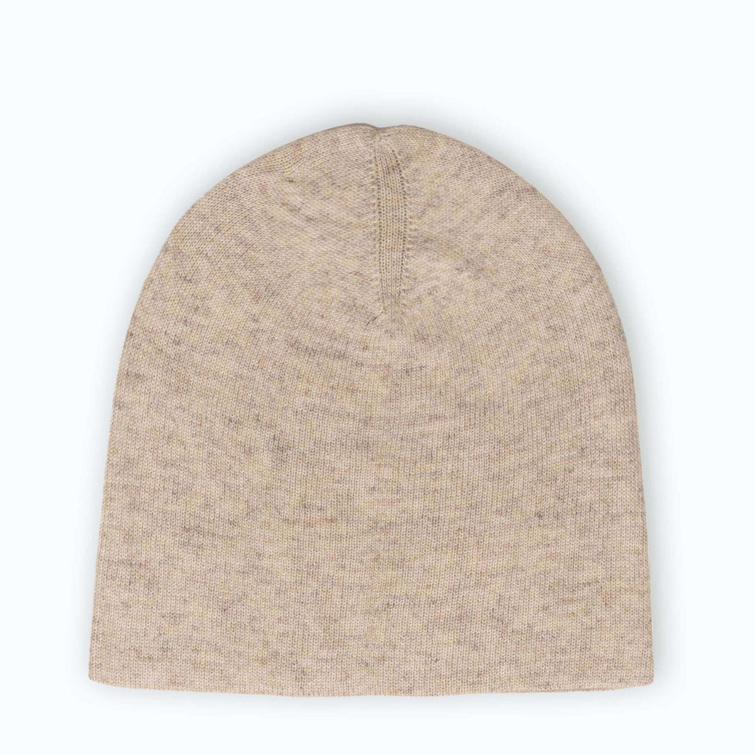 Bonnet bonnet cachemire lisse beige